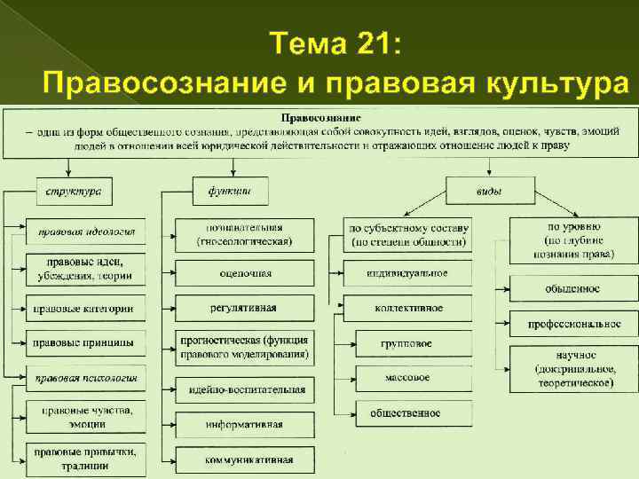 Правовая структура понятие