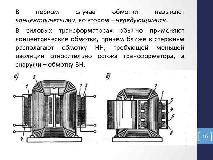 Обмотка трансформатора включенная в сеть