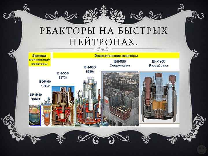 РЕАКТОРЫ НА БЫСТРЫХ НЕЙТРОНАХ. 