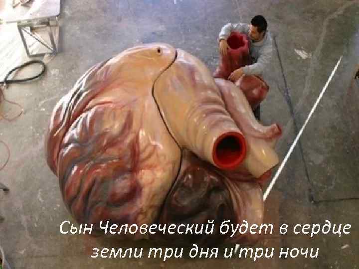 Сын Человеческий будет в сердце земли три дня и три ночи 