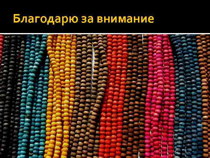 Благодарю за внимание 