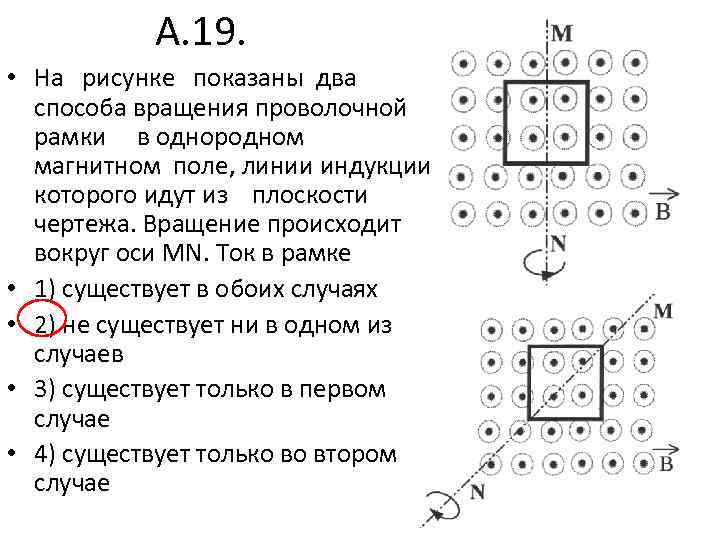 На рисунке изображены две магнитные