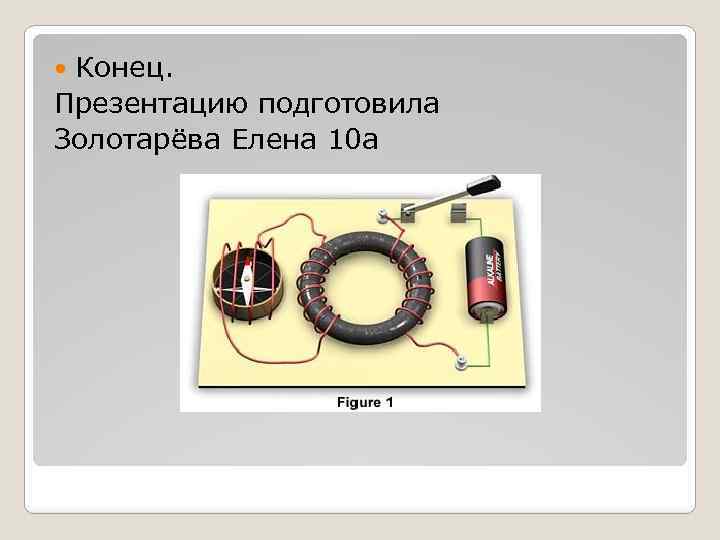 Конец. Презентацию подготовила Золотарёва Елена 10 а 