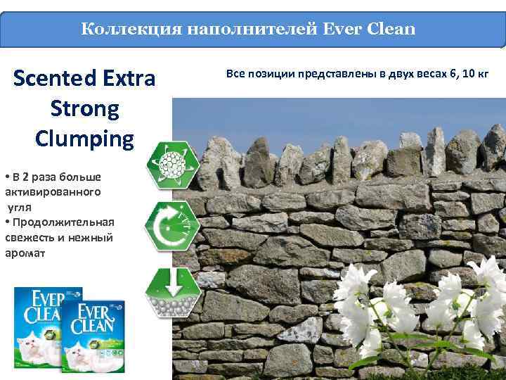 Коллекция наполнителей Ever Clean Scented Extra Strong Clumping • В 2 раза больше активированного