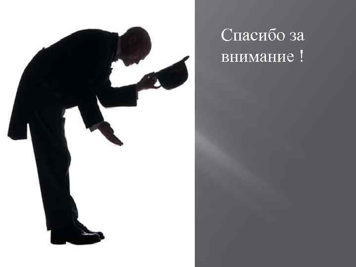 Спасибо за внимание ! 