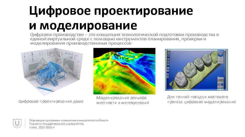 Цифровое проектирование и моделирование Цифровое производство – это концепция технологической подготовки производства в единой