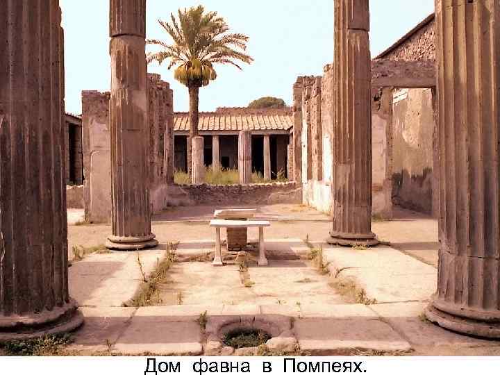 Дом фавна в Помпеях. 