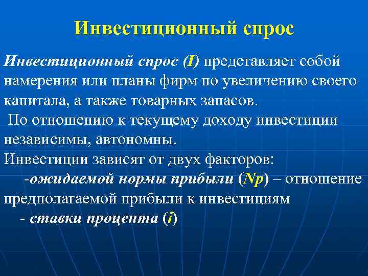 Независимый инвестиционный проект