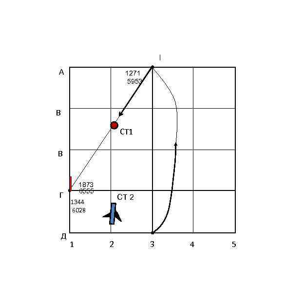 l А 1271 5953 В СТ 1 В Г Д 1873 6555 СТ 2