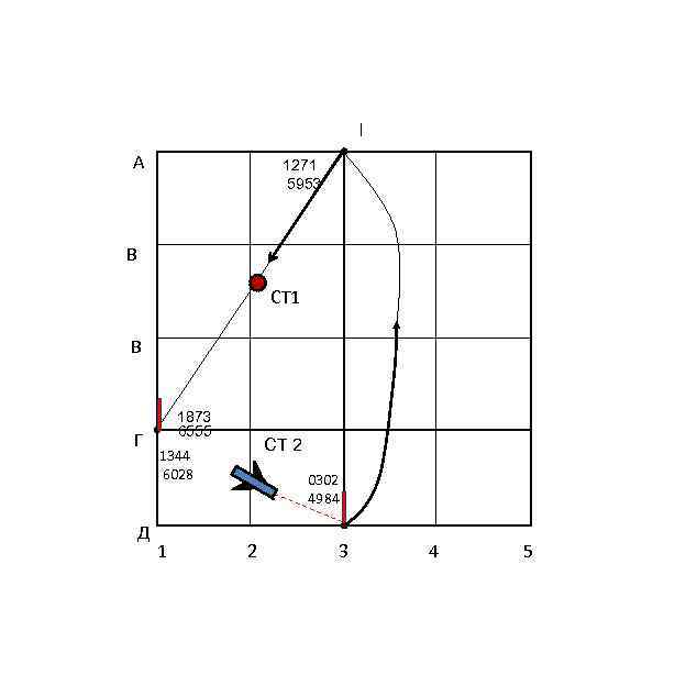 l А 1271 5953 В СТ 1 В Г Д 1873 6555 СТ 2