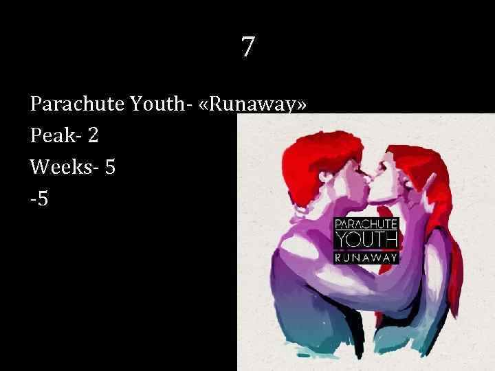 7 Parachute Youth- «Runaway» Peak- 2 Weeks- 5 -5 