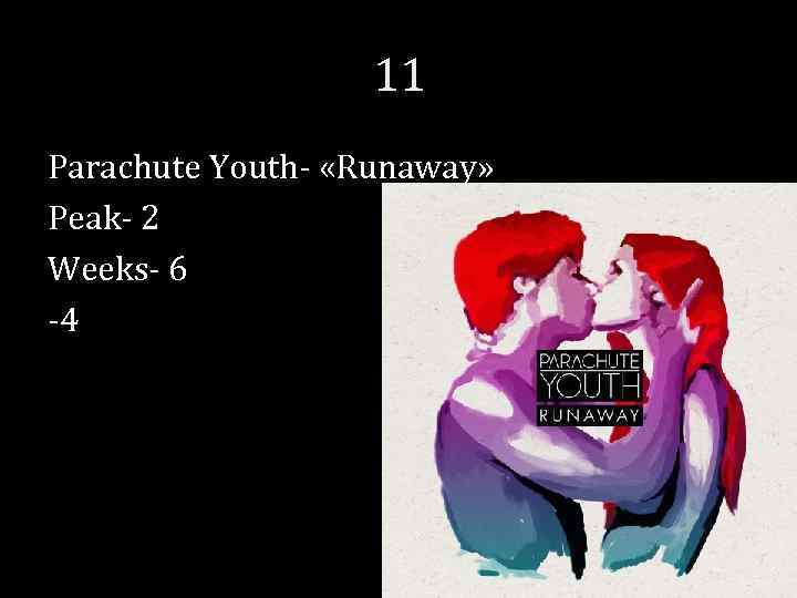 11 Parachute Youth- «Runaway» Peak- 2 Weeks- 6 -4 