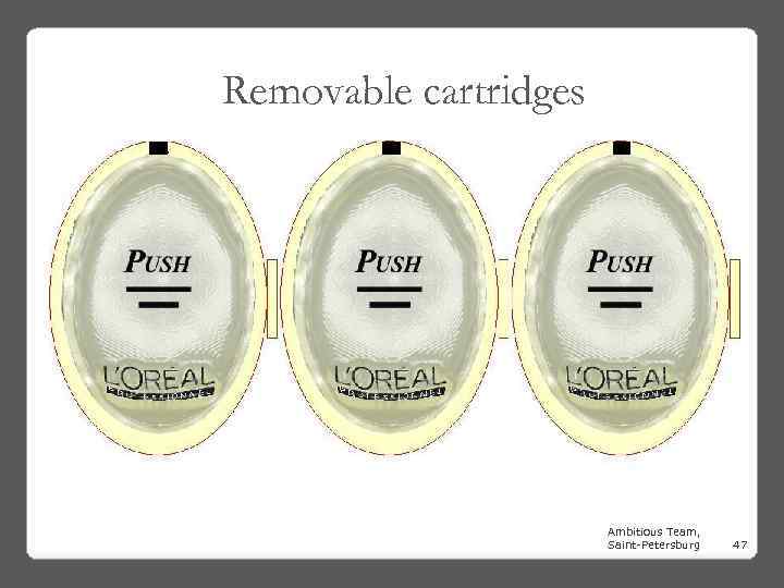 Removable cartridges Ambitious Team, Saint-Petersburg 47 