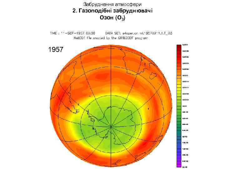 Забруднення атмосфери 2. Газоподібні забруднювачі Озон (O 3) 