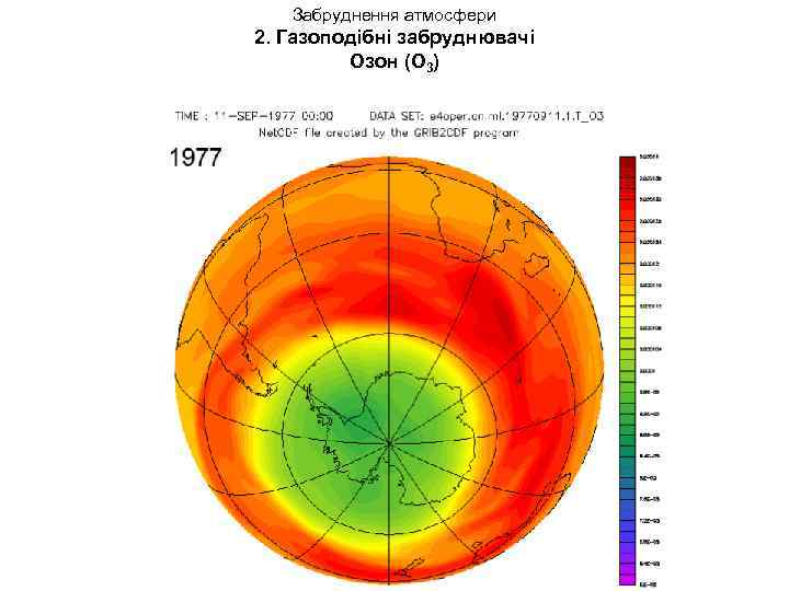 Забруднення атмосфери 2. Газоподібні забруднювачі Озон (O 3) 