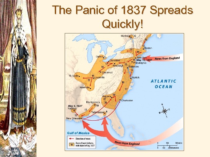 The Panic of 1837 Spreads Quickly! 