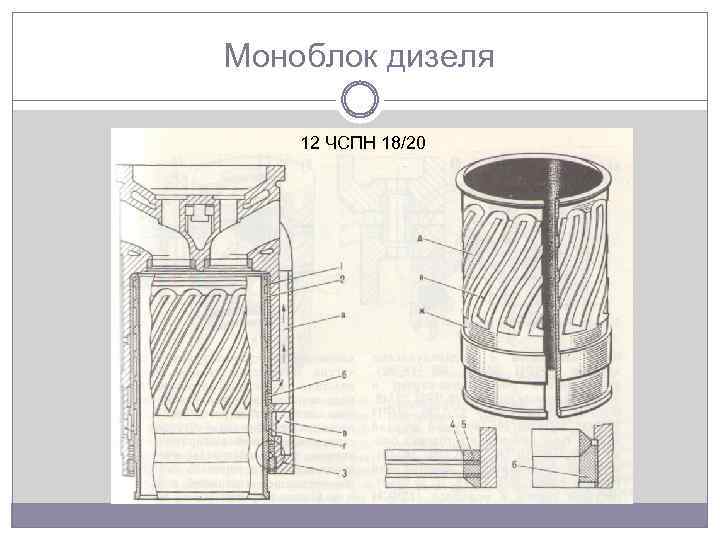 Моноблок дизеля 12 ЧСПН 18/20 