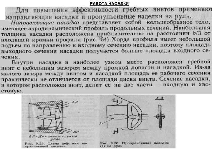 РАБОТА НАСАДКИ 