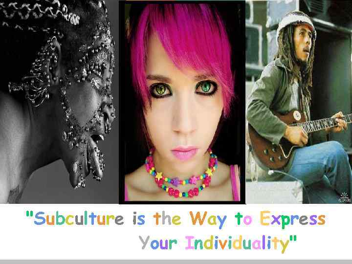 L/O/G/O "Subculture is the Way to Express Your Individuality" 