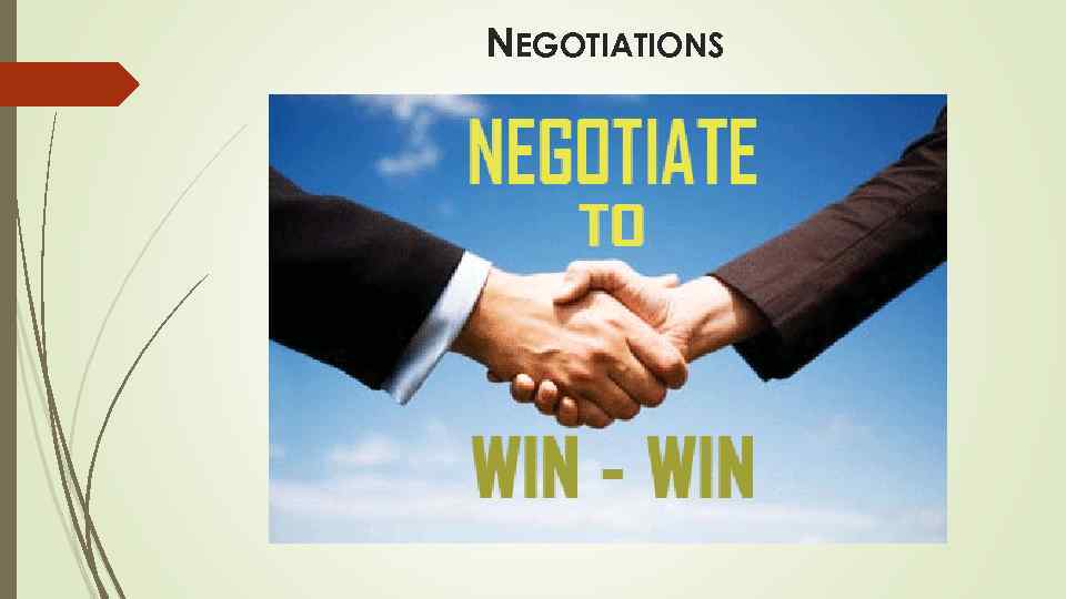 NEGOTIATIONS 