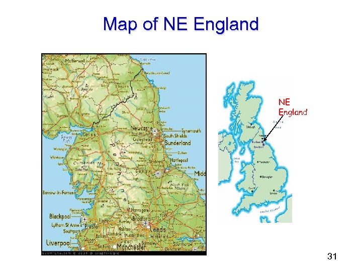 Map of NE England 31 