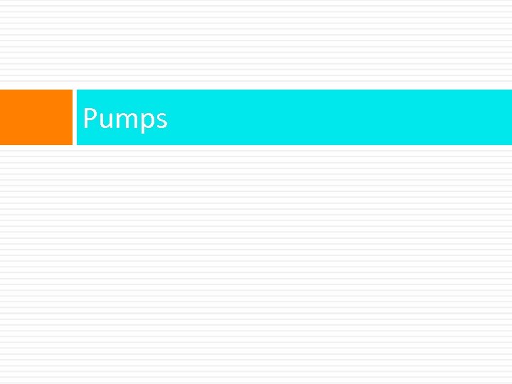 Pumps 