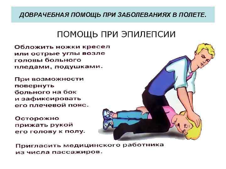 ДОВРАЧЕБНАЯ ПОМОЩЬ ПРИ ЗАБОЛЕВАНИЯХ В ПОЛЕТЕ. 