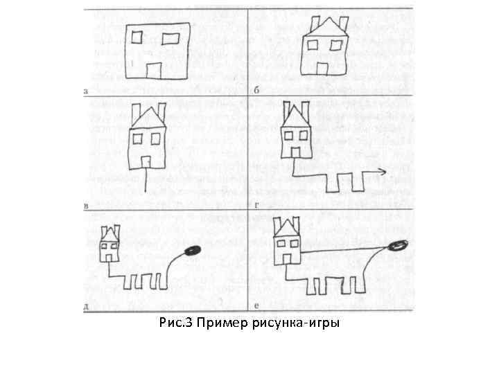 Рис. 3 Пример рисунка-игры 