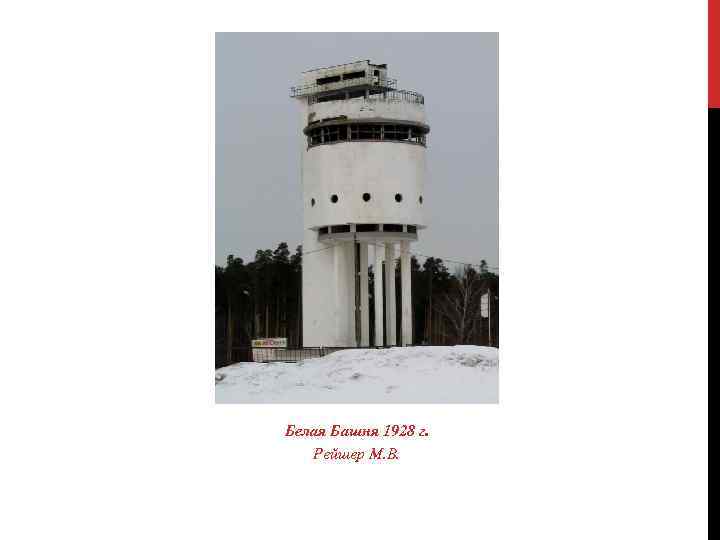 Белая Башня 1928 г. Рейшер М. В. 