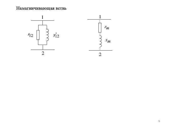 Намагничивающая ветвь 9 