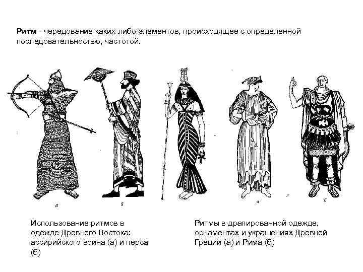 Ритм - чередование каких-либо элементов, происходящее с определенной последовательностью, частотой. Использование ритмов в одежде