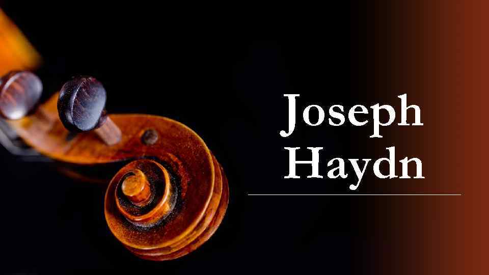 Joseph Haydn 