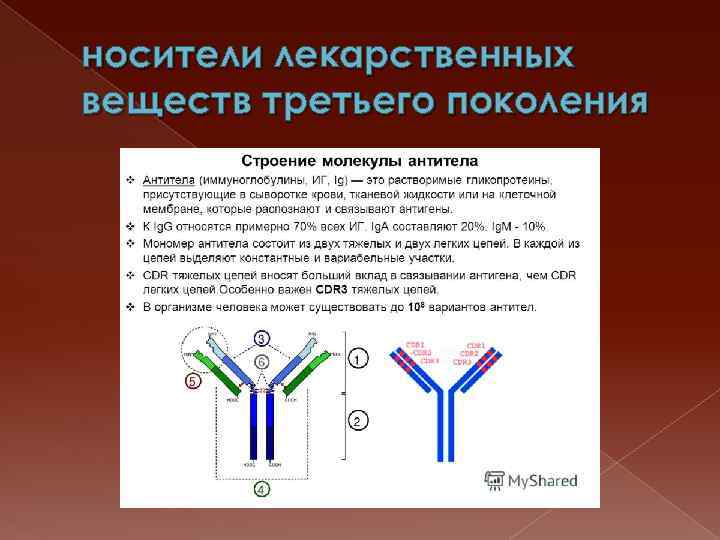 носители лекарственных веществ третьего поколения 