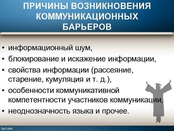 Содержание отчего. Причины возникновения коммуникационных барьеров. Причины коммуникативных барьеров. Причины возникновения коммуникативных барьеров. Основные причины возникновения коммуникативных барьеров.