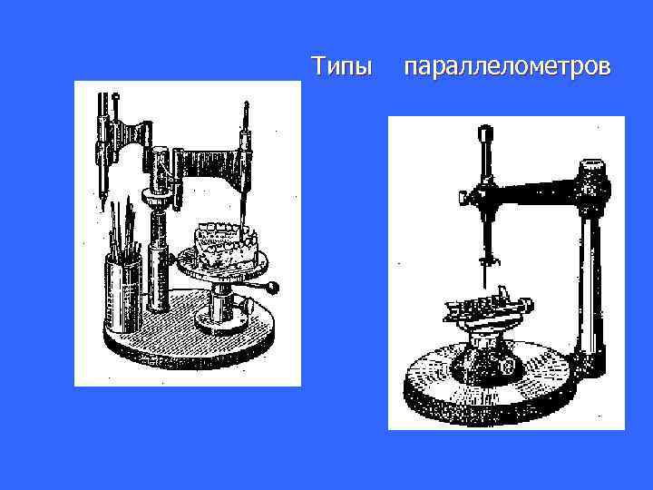 Типы параллелометров 