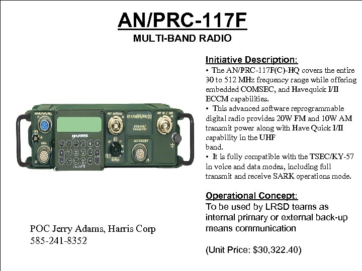 AN PRC-150 HF system that is secure 1