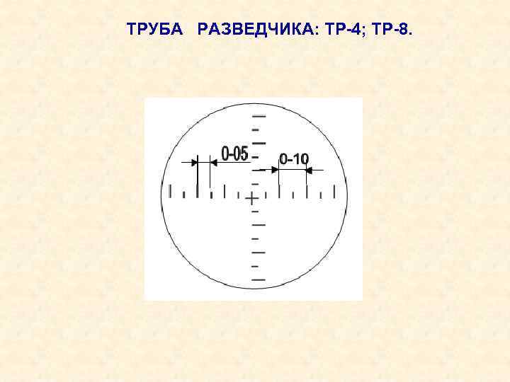 ТРУБА РАЗВЕДЧИКА: ТР-4; ТР-8. 