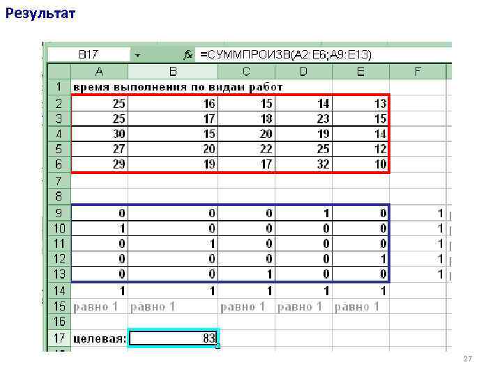 Результат 27 