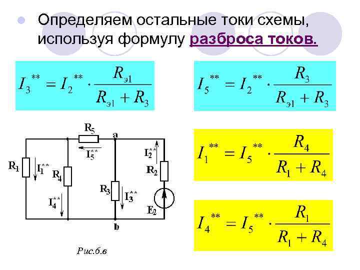 Схема тока