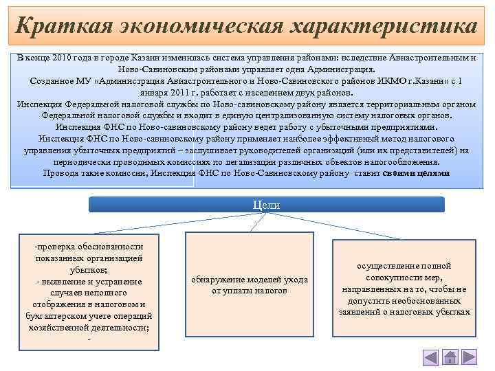 Краткая экономическая характеристика