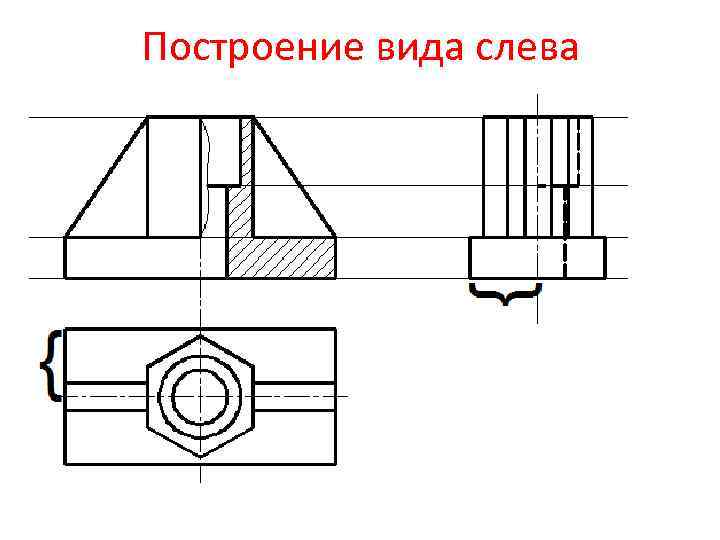 Как отличить вид от разреза на чертеже