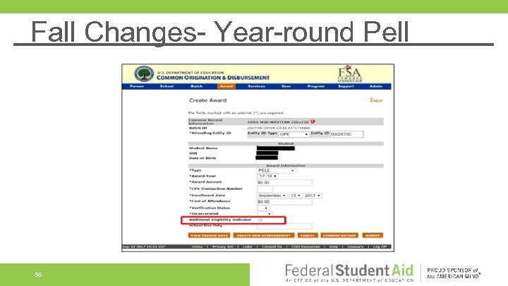 Fall Changes- Year-round Pell 56 