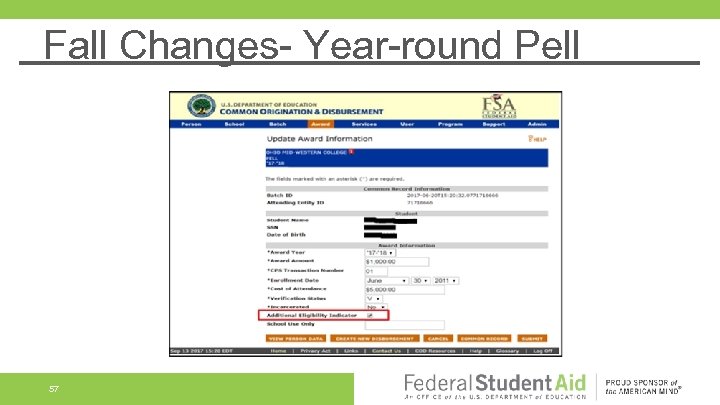 Fall Changes- Year-round Pell 57 