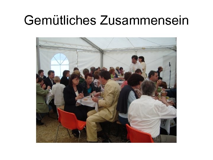 Gemütliches Zusammensein 