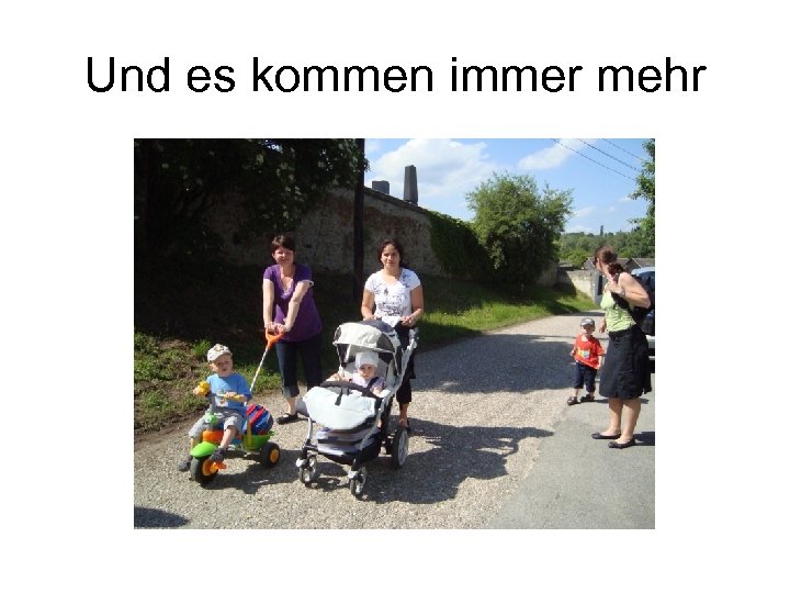 Und es kommen immer mehr 