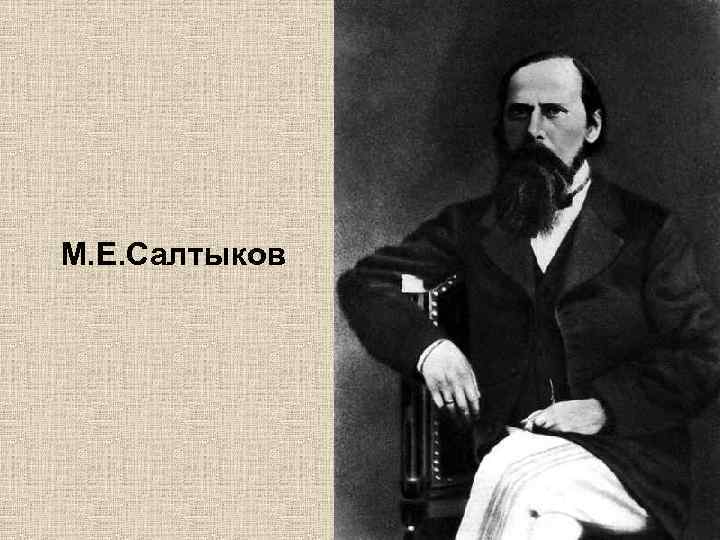 М. Е. Салтыков 