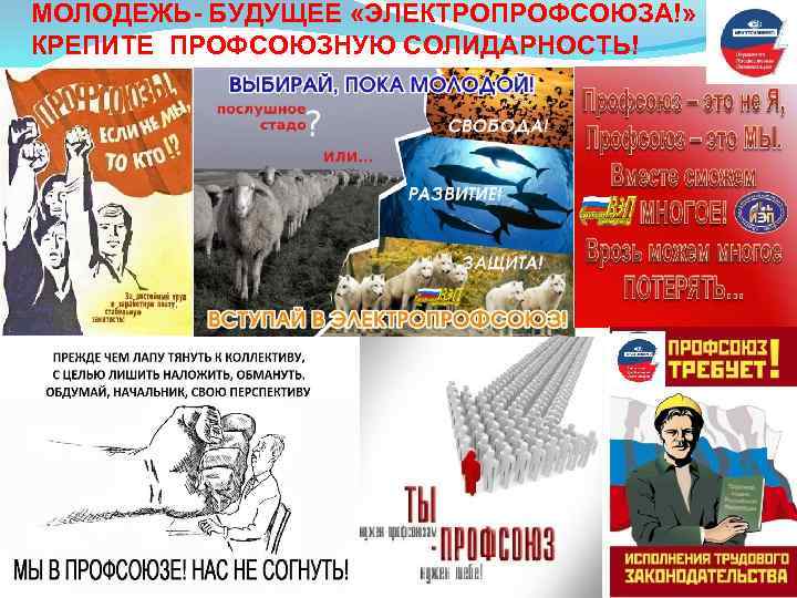 МОЛОДЕЖЬ- БУДУЩЕЕ «ЭЛЕКТРОПРОФСОЮЗА!» КРЕПИТЕ ПРОФСОЮЗНУЮ СОЛИДАРНОСТЬ! 
