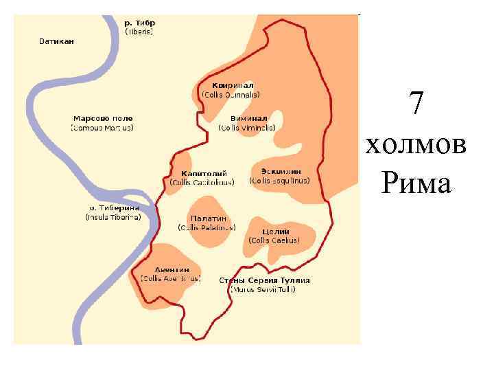 7 холмов Рима 
