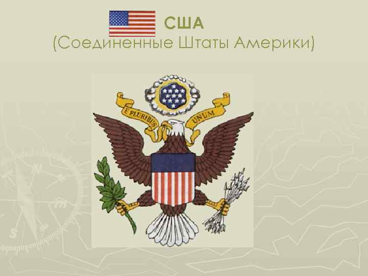 США (Соединенные Штаты Америки) 