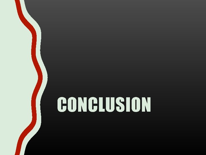 CONCLUSION 
